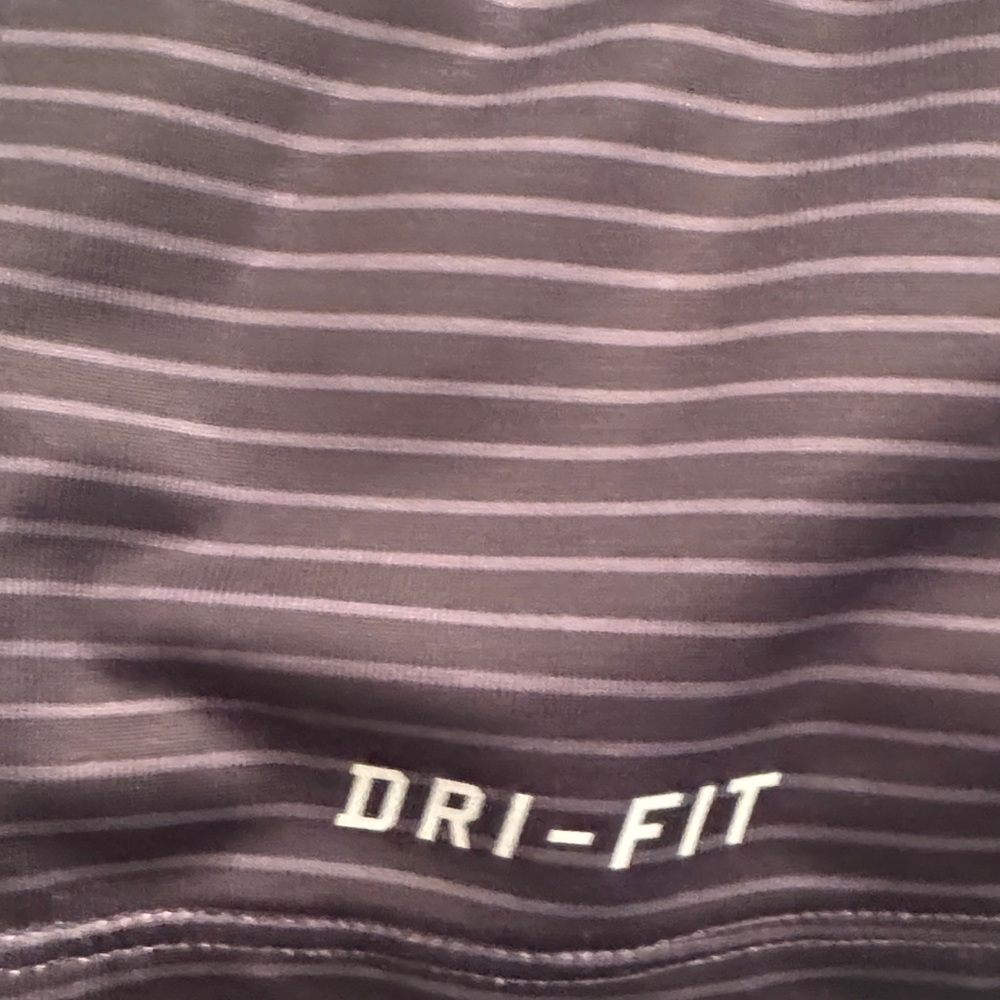 Nike Men's Polo Shirt - Black and Purple Ombre - Picture 5 of 6
